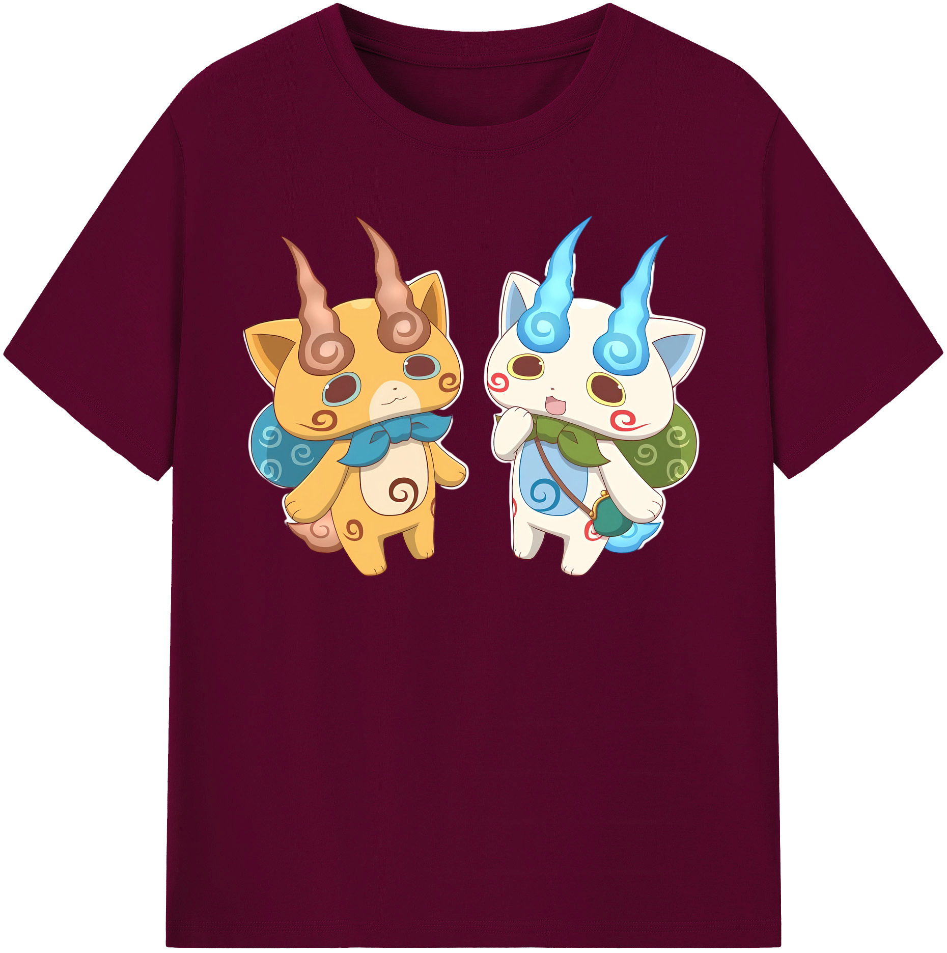 （画像用） 妖怪ウォッチ Yo-kai Watch レディースカジュアルプリントTシャツ（綿100％）